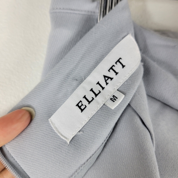 Elliatt Harmony Pintuck Ruffle Pocket High Waist Slim Straight Ankle Pants - Picture 9 of 14